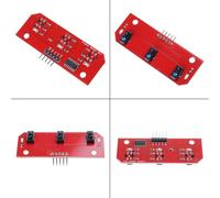 Module suiveur de ligne TCRT5000 avec détection trois points | Construction PCB rouge, trois chemins de sortie séparés, détection de contraste pour les projets de contrôle de