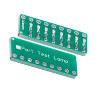 Module testeur de port LED avec anode commune à traversant PCB, rouge | Carte PCB traversante pour réparation électronique, prototype, travail de vérification de circuit, disposition à lecture