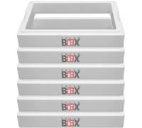 Module Therm-Box 6X Anneau supplémentaire 11M, Intérieur : 49x30x8cm, Mur : 4,0 cm, Volume : 11,9L, Boîte d'isolation Thermobox Cooler Box Keep Warm Réutilisable