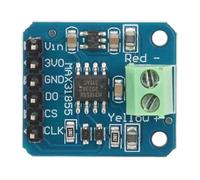 Module thermocouple MAX31855 avec capteur de température de type K connecteur SPI 3-5 V CC sortie numérique plage de mesure de -200 °C à +1350 °C pour systèmes de capteurs de température