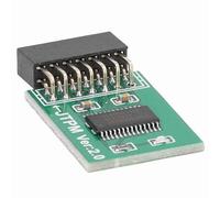 Module TPM 2.0 à cryptage renforcé, TPM Carte Mère Module Interface LPC 14 Broches Carte de Module TPM pour PC Z590 B560 H510 Z490 Vert