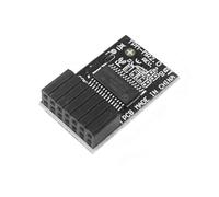 Module TPM 2.0 LPC 14 broches-1 carte à distance accessoire de sécurité avec cryptage pour carte mère pour ASUS pour ROG STRIX B350-F GAMING/ROG STRIX B360-G GAMING/ROG STRIX B365-F GAMING SLB9665