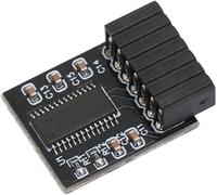 Module Tpm 2.0,Remplacement Du Module Spi Tpm 2.0 14 Broches Pour,Cartes Mères Composants Du Système De Module Tpm Spi Pour Windows 10 11