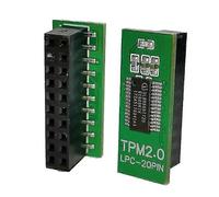 Module TPM GIGABYTE GC TPM2.0S 2.0 (20 broches 20-1) LPC TPM 2.0 de confiance, comme illustre, SZRH AW