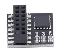 Module TPM2 0 de sécurité de cryptage, composant du système SPI, processeur cryptographique amélioré pour Cartes mères, PCB Noir 16 mm x 15 mm