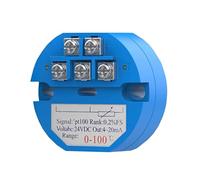 Module transmetteur de température Module capteur de température Pt100 avec résistance thermique 0-200°C 0-600°C Transmetteur haute précision 0,5% FS 0-10V(0 à 200 degrés)