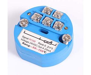 Module Transmetteur de Température,RTD PT100-50~150 ℃ Transmetteur de Capteur de Température 4-20MA 0-10V Capteur Isolé