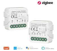 Module Tuya Zigbee pour Rideaux Motorisés Smart 1CH/2CH Compatible Alexa