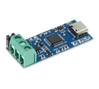 Module USB vers CAN avec puce STM32G4, prend en charge le protocole CAN FD, analyseur de bus CAN V2.0, interface de type C, micrologiciel open source, design compact 7,9 x 7,9 x 1 cm, se connecte au