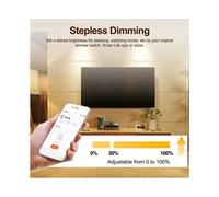 Module Variateur Intelligent Zigbee, Interrupteur à Intensité Variable, Contrôleur LED Tuya Life, Commande Vocale pour la Maison