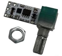 Module variateur LED pour bouton de luminosité, réglable pour bandes lumineuses LED, 3,7 V-24 V CC, capacité 120 W 5 A, design compact, interrupteur marche/arrêt, blanc (longue bande)