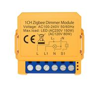 Module Variateur Tuya ZigBee pour Maison Connectée, Disjoncteur à Monter Soi-Même, Commande Unidirectionnelle, Commande Vocale, Application de