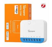 SONOFF MINI-ZBDIM Interrupteur intelligent à gradation Zigbee extrême, large compatibilité d'éclairage, surveillance de la puissance en temps réel, protection contre la surchauffe