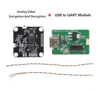 Module Vidéo Analogique pour 2e Gén Chiffrement USB Module Vidéo(AL 387*1) | Décryptage pour instantané, 8 séquences pour choix, 2^32 bits, logiciel PC inclus, haute sécurité