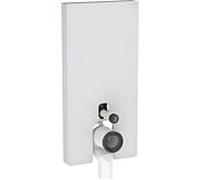 Geberit Module WC Monolith 131.003.TD.5 101 cm, entrée d'eau latérale, verre blanc/aluminium brossé