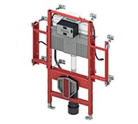 TECEprofil module gÃ©rontologique pour WC, avec rÃ©servoir de chasse uni, fixation cÃ©ramique pour 48cm, hauteur 1120mm, 9300309 - 9300309