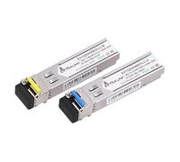 Extralink SFP WDM 1.25G 1310/1550nm | SFP Module | Single mode, 20km, LC, DDM, Pair