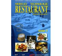 Modules de technologie restaurant CAP : Tome 1, version professeur