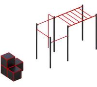 Modules d'entraînement Équipements de sport de rue Barres de traction Slacklines Muscles des épaules