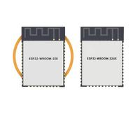Modules ESP32-WROOM-32E/32UE, Wi-FI 2,4 GHz + BT + BLE avec Puce ESP32-D0WDR2-V3 intégrée, mémoire Flash 4/8/16 Mo en Option avec antenne PCB