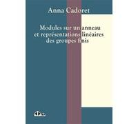 Modules sur un anneau et repreet#769;sentations lineet#769;aires des groupes finis