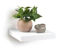 Modulhome 6ran790bc etagère flottante panneau mdf blanc 25 x 22,8 x 3,4 cm G