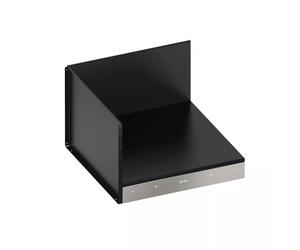 MODULO Cuisine extérieure Elément Plateau d´angle Inox et Noir ENO