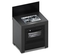 Modulo Cuisinière Four et Plaque - Gris Cargo - Cuisine d'extérieur ENO