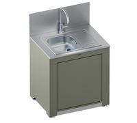 Modulo Évier avec égouttoir Vert Sauge - Cuisine d'extérieur ENO