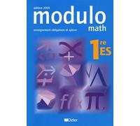 Modulo Math 1e ES: Enseignement obligatoire et option