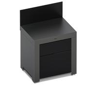 Modulo Plan de travail 2 tiroirs Gris Cargo - Cuisine d'extérieur ENO