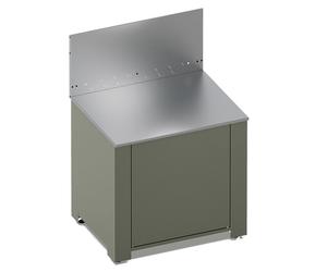 Modulo pour poser une Plancha - Vert Sauge - Cuisine d'extérieur ENO