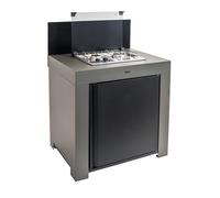 Modulo Table de cuisson Master 2 brûleurs - Coloris Gris Cargo - pour cuisine d'extérieur ENO
