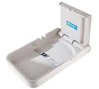 modunful Unité à Langer Verticale Pour BéBé Avec Panneau, Stations à Langer Murales, Table à Langer Pour Toilettes Commerciales, ModèLe Gris