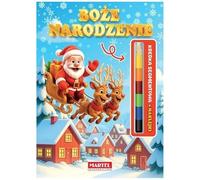 Modułowa kredka. Boże Narodzenie z naklejkami