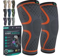 MODVEL Genouillère sport pour Homme et Femme - 2 Pièces Genouillere Ligamentaire Genou, Maintien De Compression Genoux, Genouillères Médicales Pour Arthrose, Course, Soulagement Douleur Genou