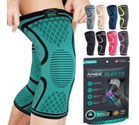 MODVEL Genouillère sport pour Homme et Femme - 2 Pièces Genouillere Ligamentaire Genou, Maintien De Compression Genoux, Genouillères Médicales Pour Arthrose, Course, Soulagement Douleur Genou