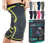 MODVEL Genouillère sport pour Homme et Femme - 2 Pièces Genouillere Ligamentaire Genou, Maintien De Compression Genoux, Genouillères Médicales Pour Arthrose, Course, Soulagement Douleur Genou