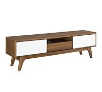 Modway Meuble téléviseur, Noyer Blanc, 34 x 149 x 43 cm EEI-2540-WAL-WHI