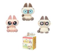 Moe Azukisan Mini Bean Série Blind Box Action Figurines Mystery Box Jouets mignons aléatoires Cadeaux d'anniversaire Noël Jouets à collectionner pour ornements de bureau 1 pc