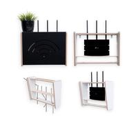 MOE UHANE Boîte à routeur | Boîte de rangement pour routeur | Cacher le routeur | Boîte à routeur | Boîte murale | Armoires murales | Etagère WiFi | Armoire WiFi