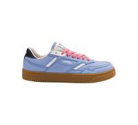 MoEa - Chaussures en biomatériaux - Femme - Origin Low Lila Suede & Beige Corn en Coton - Taille 38 - Bleu Bleu 38