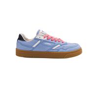 MoEa - Chaussures en biomatériaux - Femme - Origin Low Lila Suede & Beige Corn en Coton - Taille 40 - Bleu Bleu 40