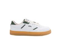 MoEa - Sneakers vegan en biomatériaux - Origin Low White & Green Apple pour Homme en Coton - Taille 42 - Blanc Blanc 42