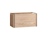 MOEBE Boîte de Rangement Chêne/Noir
