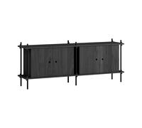 MOEBE Buffet Shelving System Black. 163x65x35 cm. S.65.2.D