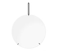 Miroir Mural MOEBE Ø50 Noir