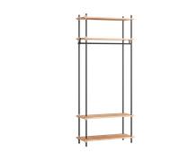 MOEBE Moebe shelving system s.200.1.F Chêne-noir