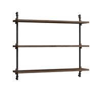 MOEBE Moebe wall shelving ws.65.1 Chêne fumé-noir