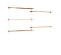 MOEBE Moebe wall shelving ws.85.2.B Chêne-blanc